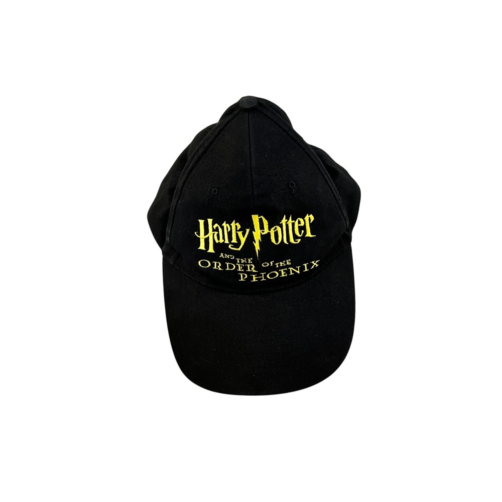 Harry Potter Order of the Phoenix 2003 Scholastic Book Fair Promo Hat Black Cap